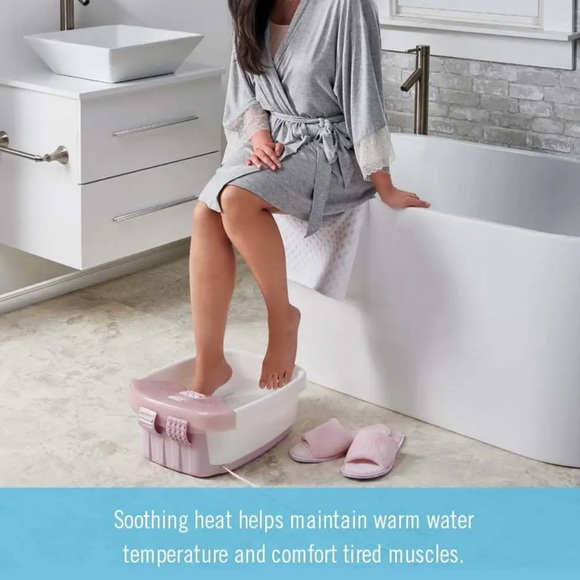 Homedics Bubble Bliss Deluxe Massaging Foot Spa with 3 Massaging Attachments - Picture 4 of 9